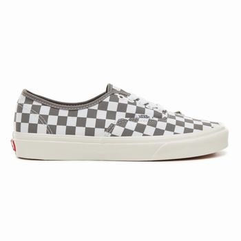 Férfi Vans Checkerboard Authentic Tornacipő VA6514032 Pewter/Marshmallow